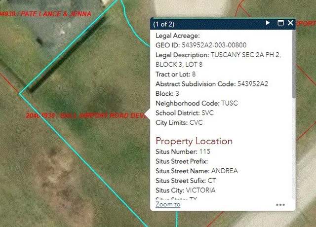Property at 115 Andrea Ct, Victoria, TX 77904