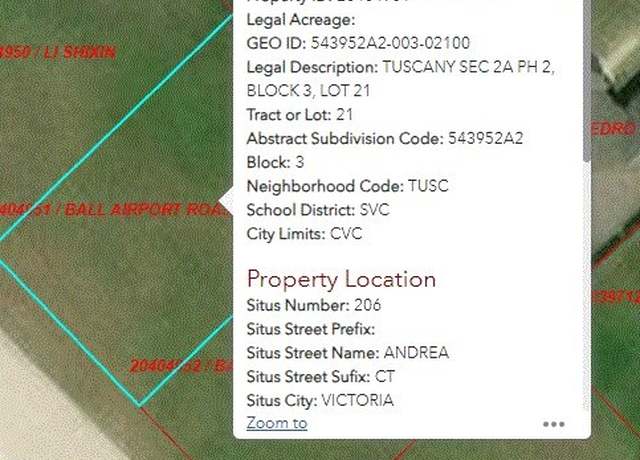 Property at 206 Andrea Ct, Victoria, TX 77904