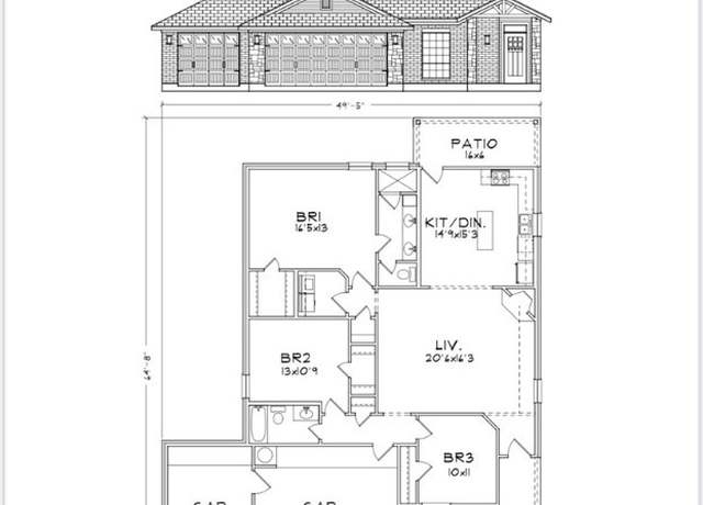 Property at 1208 Victory Ranch Trl, Killeen, TX 76542, 3 beds, 2 baths