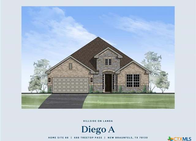 Property at 688 Treetop Pass, New Braunfels, TX 78130, 3 beds, 2 baths