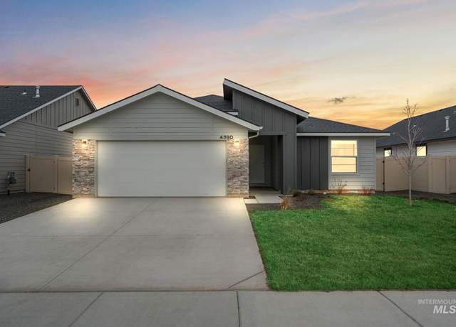 Property at 4890 N Elmstone Ave, Meridian, ID 83646, 4 beds, 2 baths