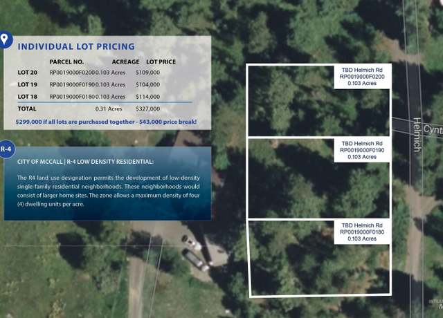 Property at TBD Helmich Road Lots 18-20 Rd, Mccall, ID 83638