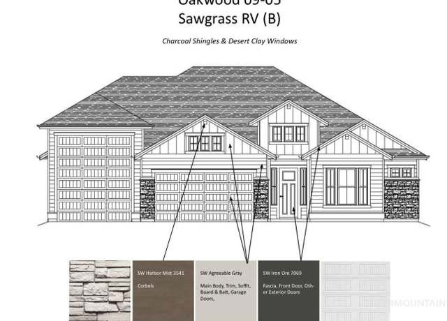 Property at 880 W Buroak Dr, Meridian, ID 83642, 4 beds, 3 baths
