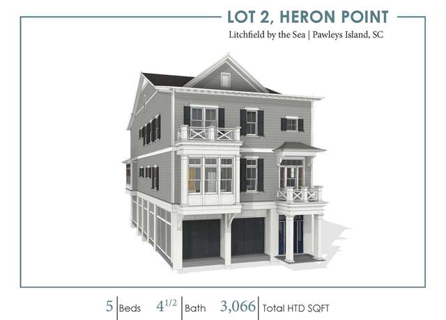 Property at Lot 2 Heron Marsh Dr, Pawleys Island, SC 29585, 5 beds, 4.5 baths