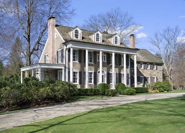 Property at 208 Canoe Hill Rd, New Canaan, CT 06840, 6 beds, 6.5 baths