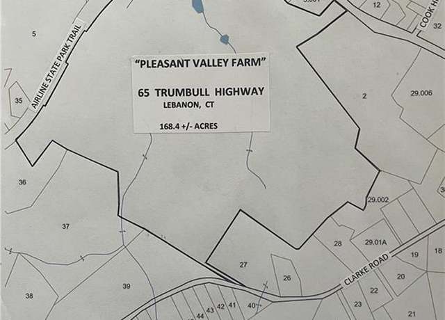 Property at 65 Trumbull Hwy, Lebanon, CT 06249