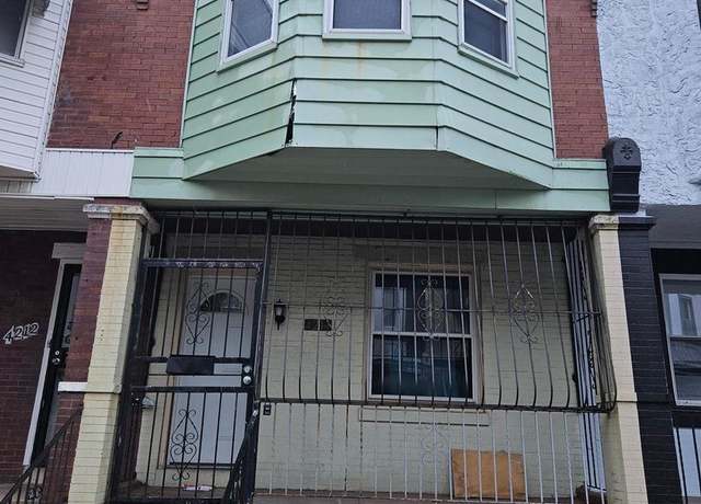 Property at 4214 N Darien St, Philadelphia, PA 19140, 2 beds, 1 bath
