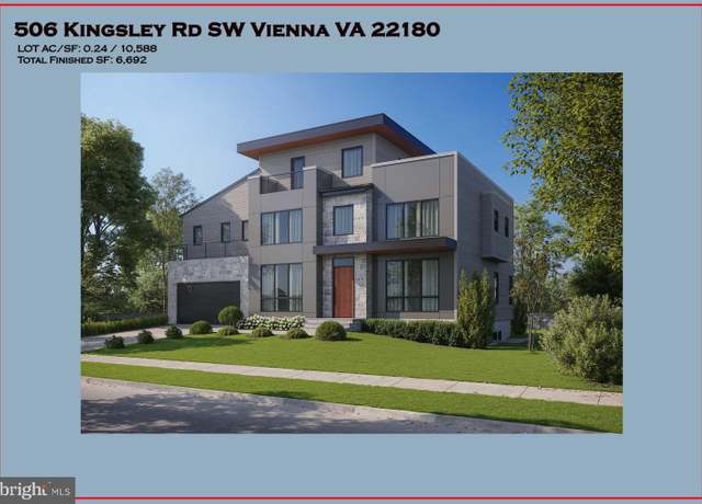 Property at 506 Kingsley Rd, Vienna, VA 22180, 6 beds, 7 baths