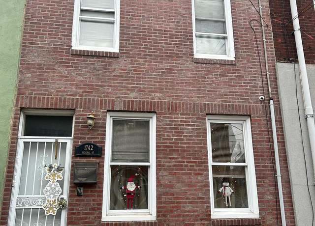 Property at 1742 Federal St, Philadelphia, PA 19146, 3 beds, 1 bath