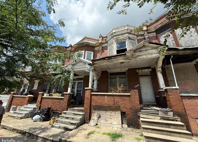 Property at 2538 Edmondson Ave, Baltimore, MD 21223, 2 beds, 1 bath