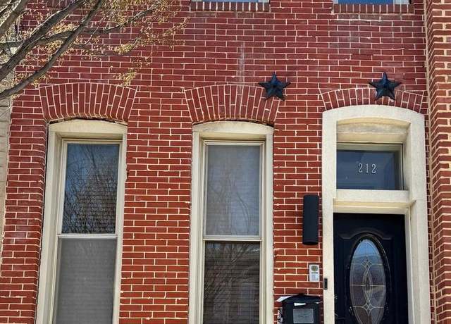 Property at 212 N Luzerne Ave, Baltimore, MD 21224, 3 beds, 2 baths