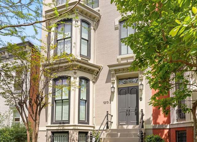Property at 1213 O St NW, Washington, DC 20005, 4 beds, 3 baths