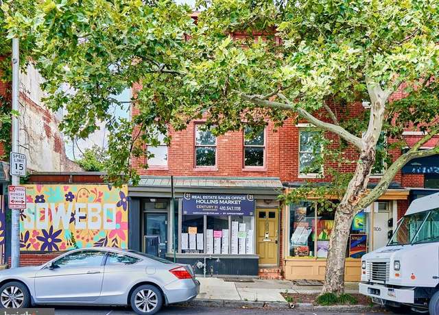 Property at 1108 Hollins St, Baltimore, MD 21223, 2 beds