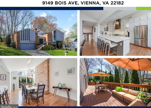 Property at 9149 Bois Ave, Vienna, VA 22182, 5 beds, 3 baths