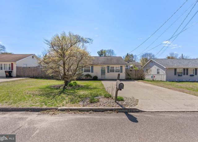 Property at 41 Belleview Ave, Sicklerville, NJ 08081, 3 beds, 1 bath