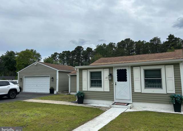 Property at 117 W Waverly St S, Browns Mills, NJ 08015, 2 beds, 1 bath