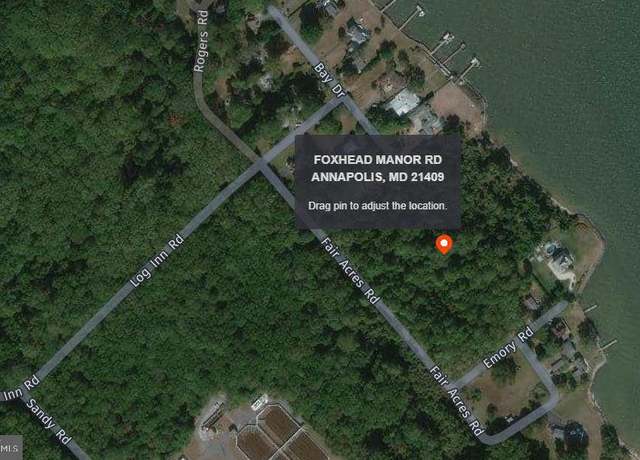 Property at 160 Foxhead Manor Rd, Annapolis, MD 21409