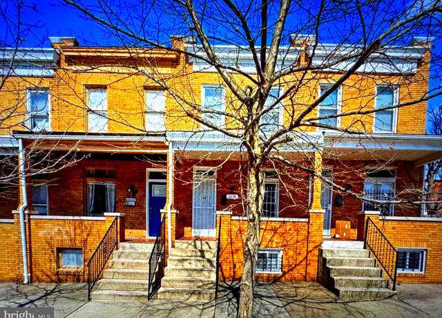 Property at 2638 E Biddle St, Baltimore, MD 21213, 3 beds, 2 baths