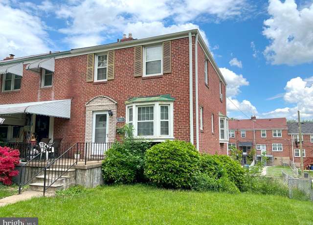 Property at 813 Wedgewood Rd, Baltimore, MD 21229, 3 beds, 1.5 baths