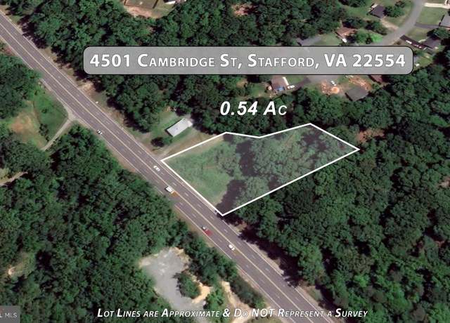 Property at 4501 Cambridge St, Stafford, VA 22554