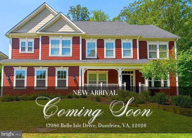 Property at 17080 Belle Isle Dr, Dumfries, VA 22026, 5 beds, 4.5 baths