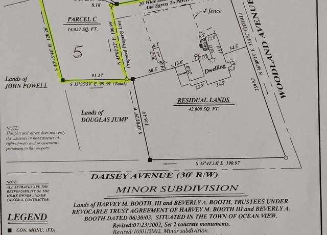 Property at 5 and 7 Woodland Ave, Ocean View, DE 19970