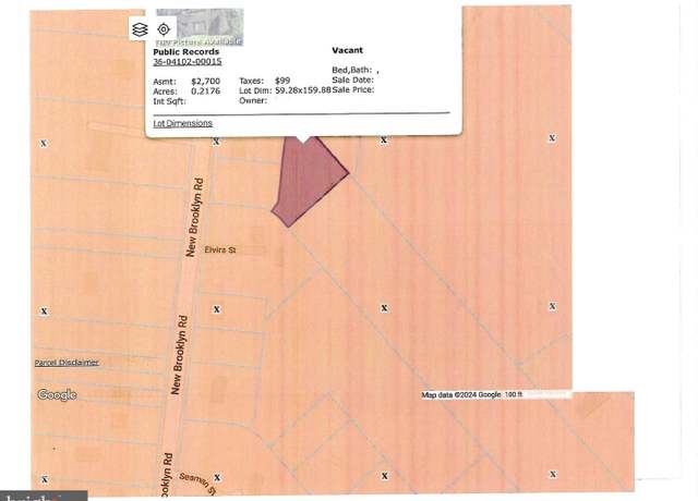 Property at 0 Elvira St, Berlin, NJ 08009