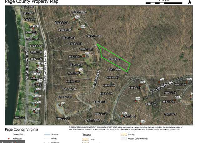 Property at 0 River View Pl, Shenandoah, VA 22849