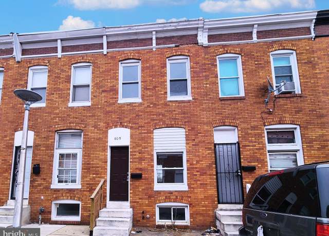 Property at 809 N Curley St, Baltimore, MD 21205, 3 beds, 1 bath