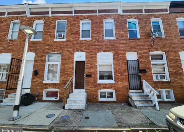 Property at 809 N Curley St, Baltimore, MD 21205, 3 beds, 1 bath
