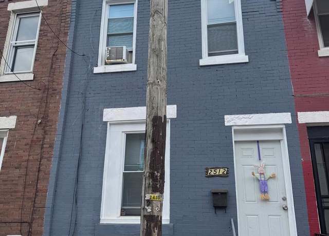 Property at 2512 W Seltzer St, Philadelphia, PA 19132, 2 beds, 1 bath