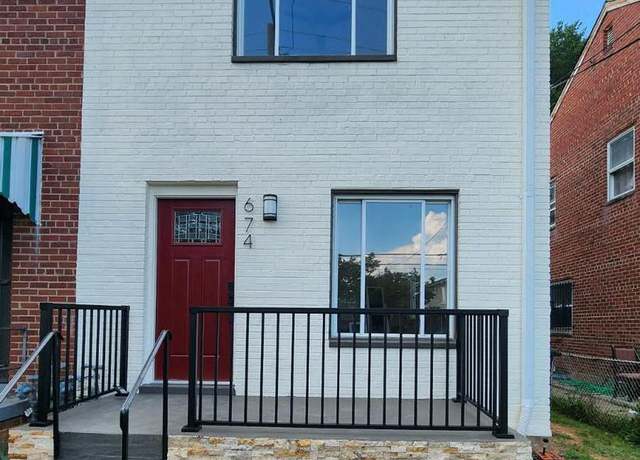 Property at 674 Brandywine St SE, Washington, DC 20032, 3 beds, 2 baths