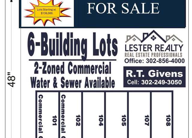 Property at Cedar St Lot 1, Millsboro, DE 19966