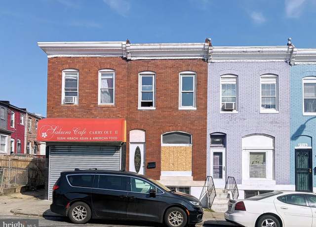 Property at 2512 E Monument St, Baltimore, MD 21205, 3 beds, 1 bath