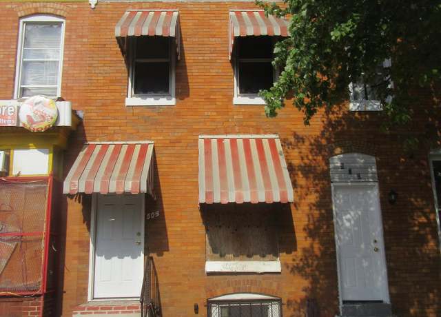 Property at 503 S Bentalou St, Baltimore, MD 21223, 4 beds, 2 baths