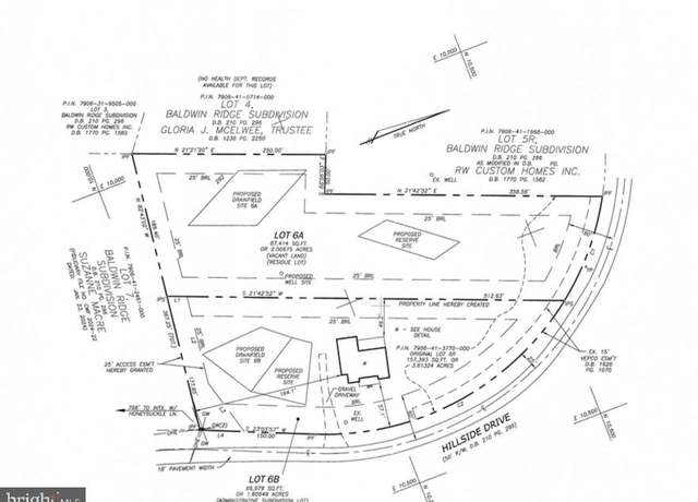 Property at Lot 6A Hillside Dr, Warrenton, VA 20187