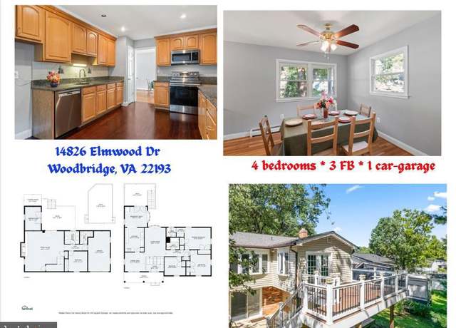 Property at 14826 Elmwood Dr, Woodbridge, VA 22193, 4 beds, 3 baths