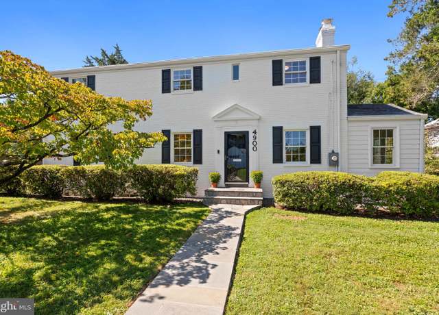 Property at 4900 Montgomery Ave, Bethesda, MD 20816, 4 beds, 3.5 baths