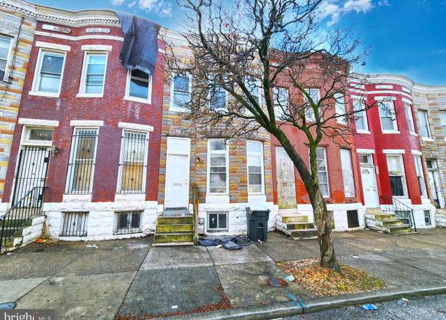 Property at 1815 Mosher St, Baltimore, MD 21217, 3 beds, 1 bath