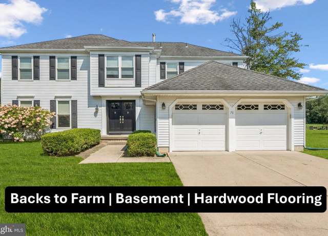 Property at 70 Easton Way, Hainesport, NJ 08036, 4 beds, 2.5 baths