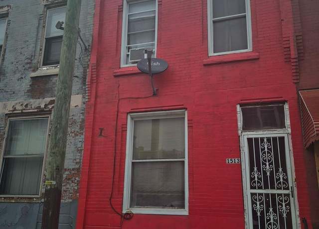 Property at 1513 W Hazzard St, Philadelphia, PA 19132, 3 beds, 1 bath