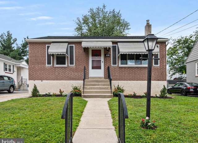 Property at 219 Folsom Ave, Folsom, PA 19033, 2 beds, 1 bath