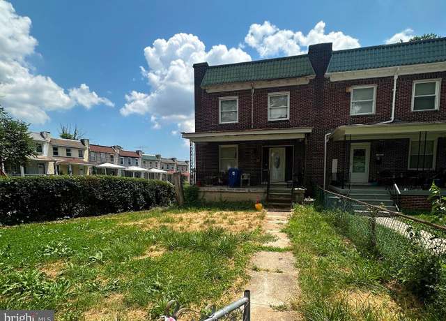 Property at 3301 Alto Rd, Baltimore, MD 21216, 4 beds, 2 baths