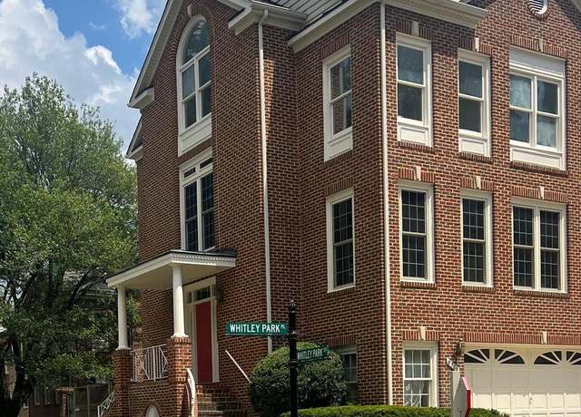 Property at 9725 Whitley Park Pl Unit TH-6, Bethesda, MD 20814, 3 beds, 3.5 baths