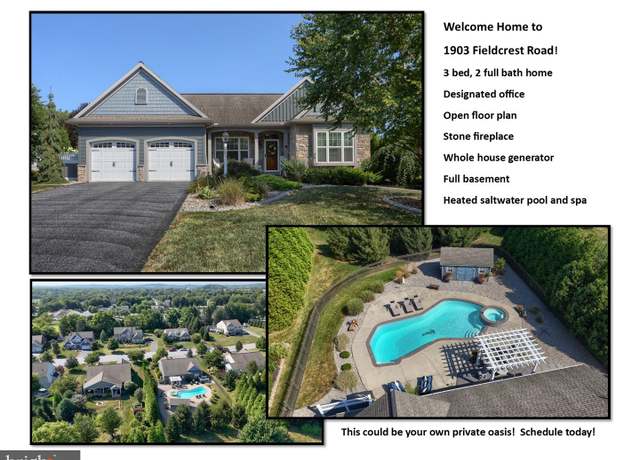 Property at 1903 Fieldcrest Rd, Lebanon, PA 17042, 3 beds, 2 baths