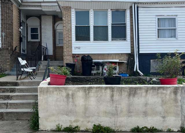 Property at 1752 S 60th St, Philadelphia, PA 19142, 4 beds, 1 bath