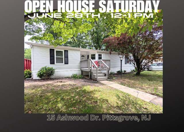 Property at 15 Ashwood, Pittsgrove, NJ 08318, 3 beds, 2 baths