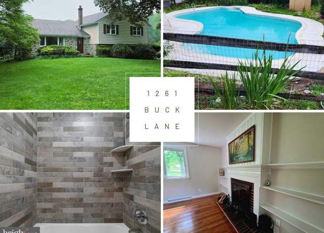 Property at 1261 Buck Ln, West Chester, PA 19382, 4 beds, 2.5 baths