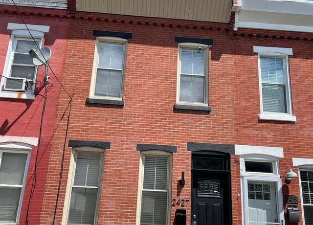 Property at 2427 Sharswood St, Philadelphia, PA 19121, 3 beds, 1.5 baths