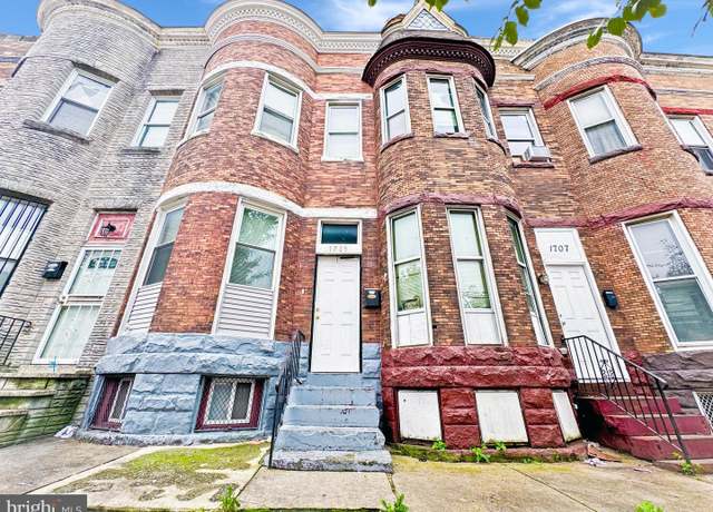 Property at 1705 W North Ave, Baltimore, MD 21217, 3 beds, 2 baths